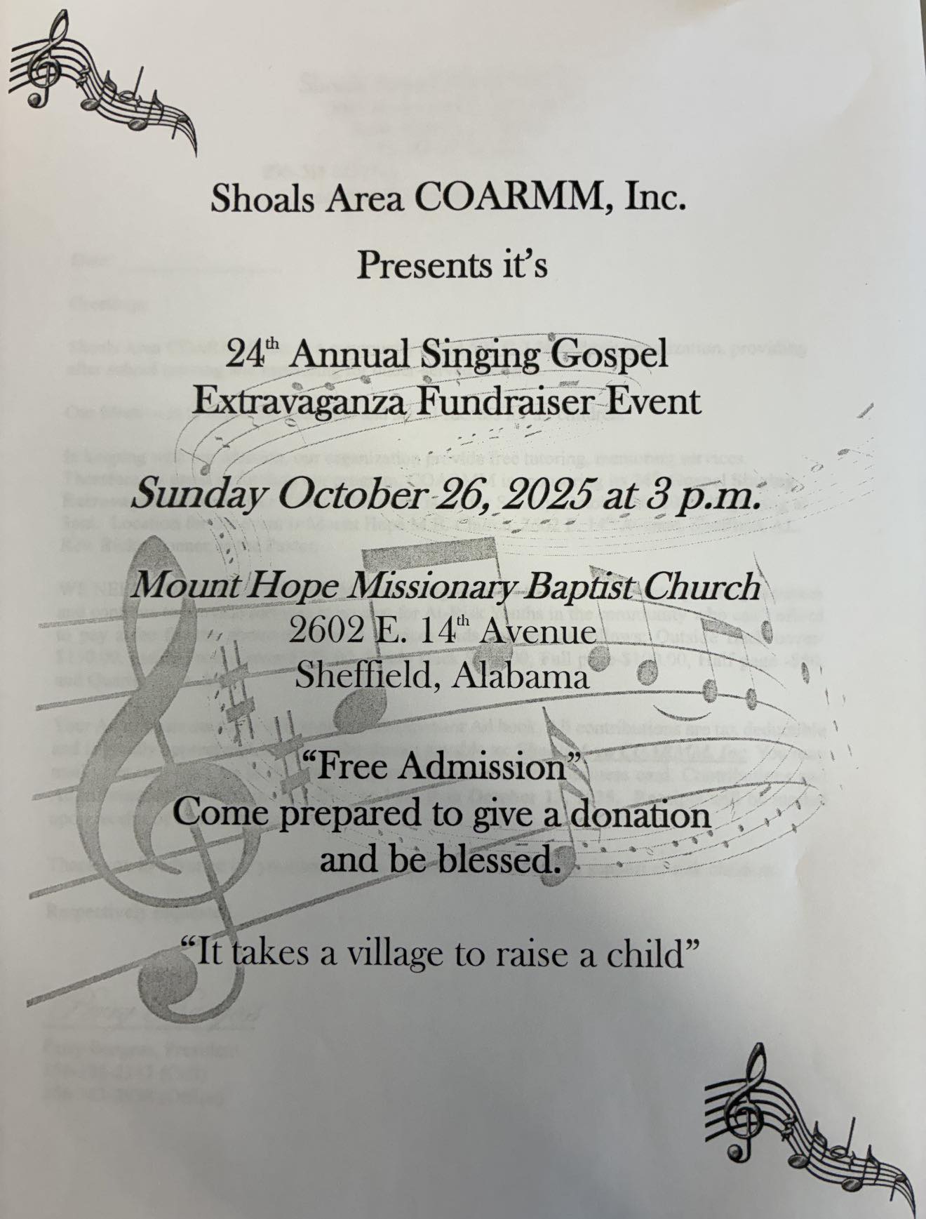 24th Annual Singing Gospel Extravaganza