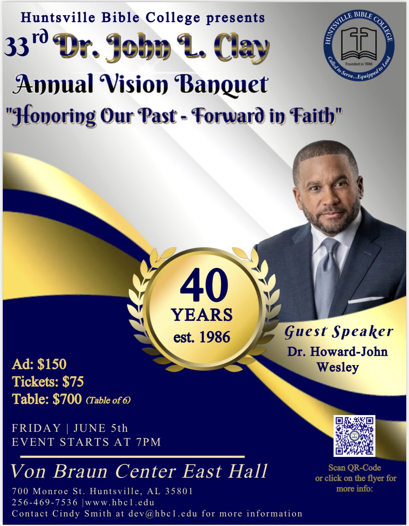33rd Dr. John L. Clay Annual Vision Banquet