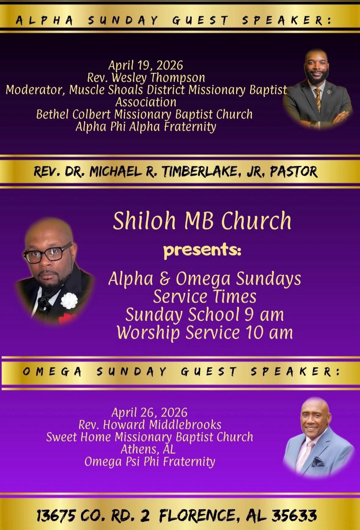 Alpha and Omega Sundays