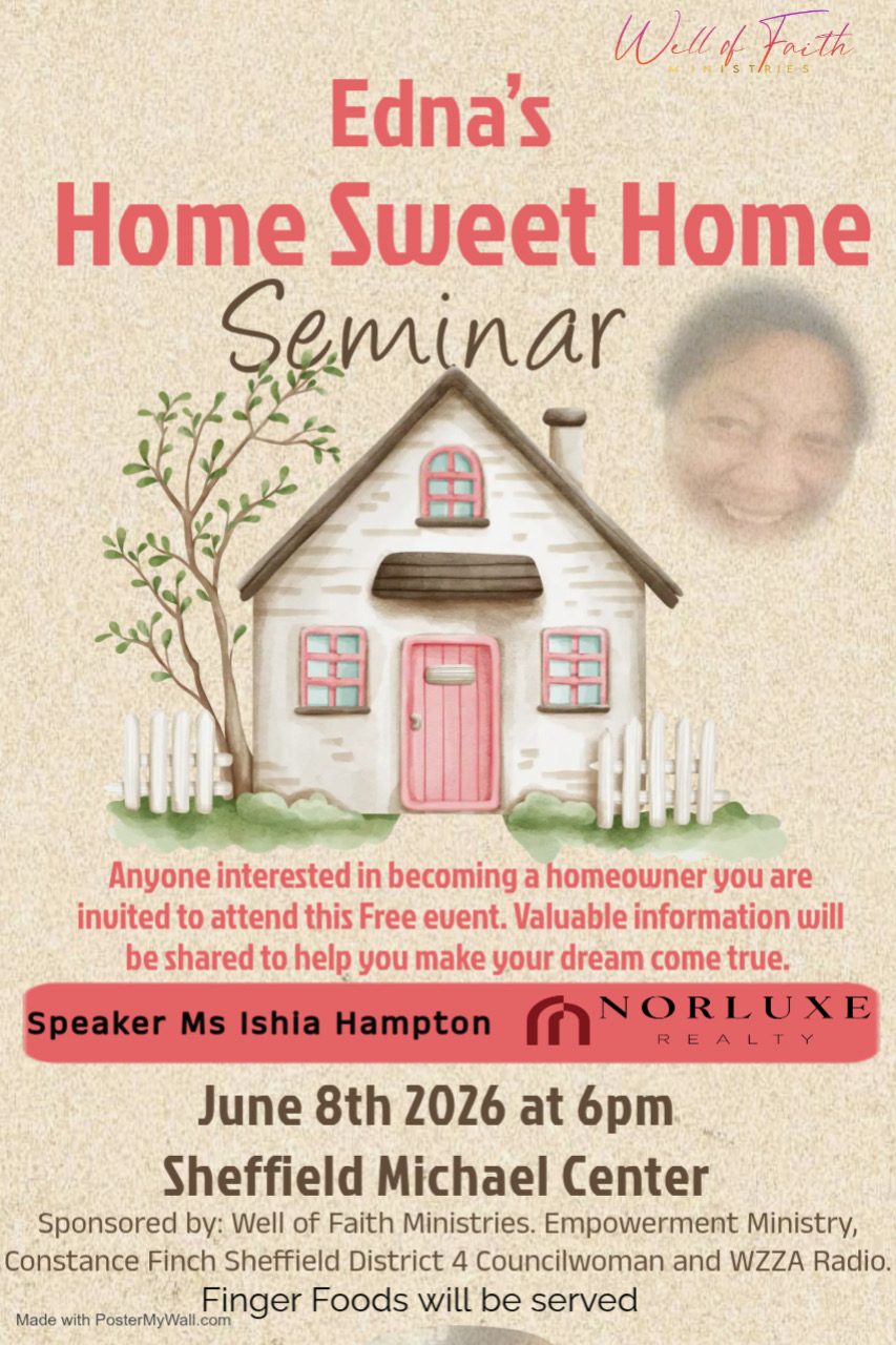 Well of Faith Ministries – Edna’s Home Sweet Home Seminar
