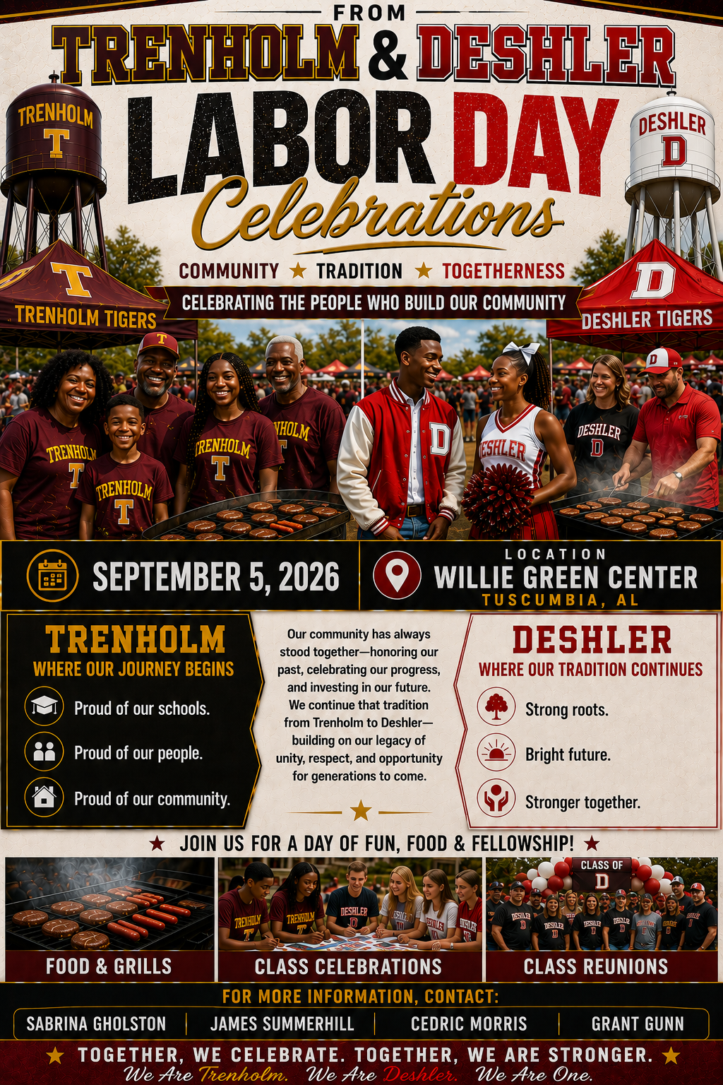 Trenholm & Deshler Labor Day Celebrations