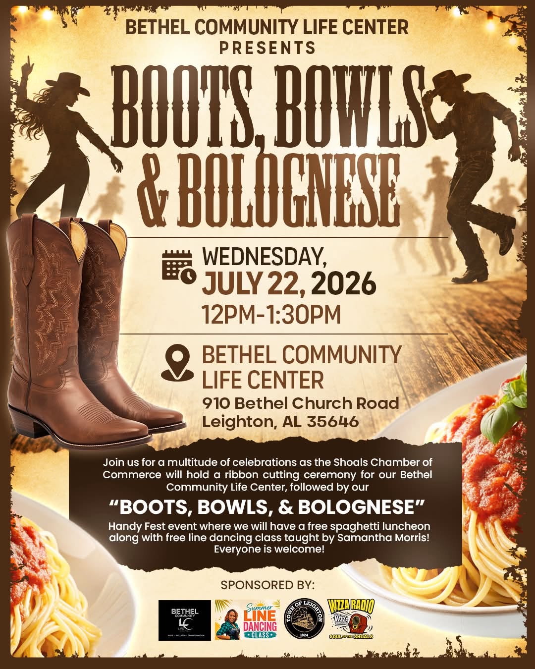 Boots, Bowls, & Bolognese