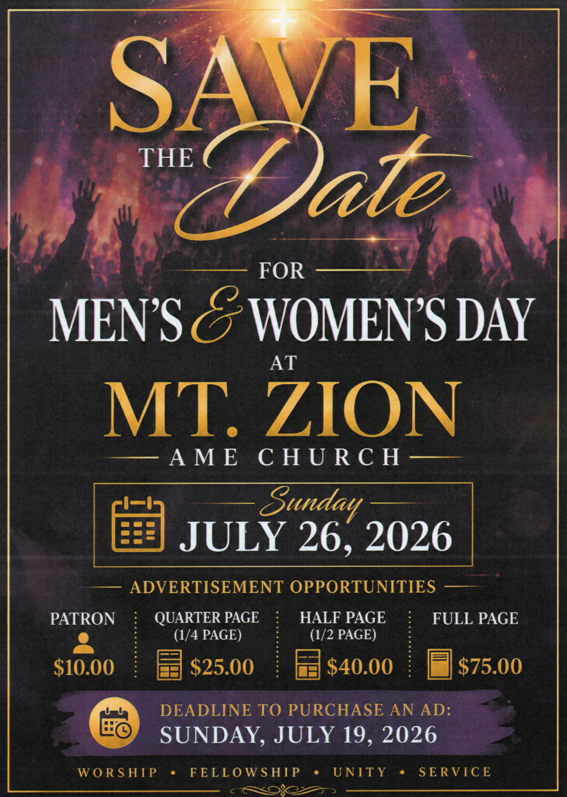 Mt. Zion AME Church Men’s & Women’s Day