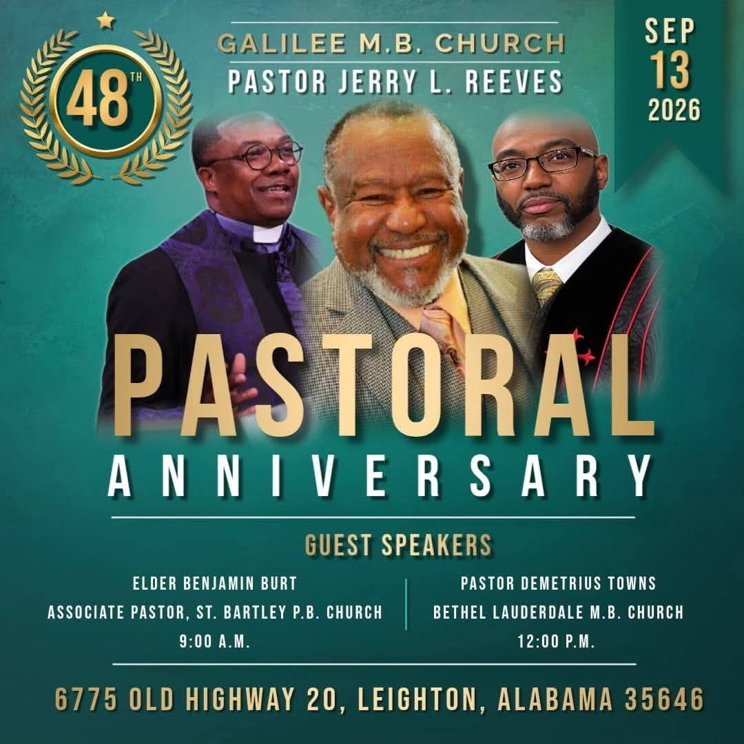Galilee MB Church 48th Pastoral Anniversary