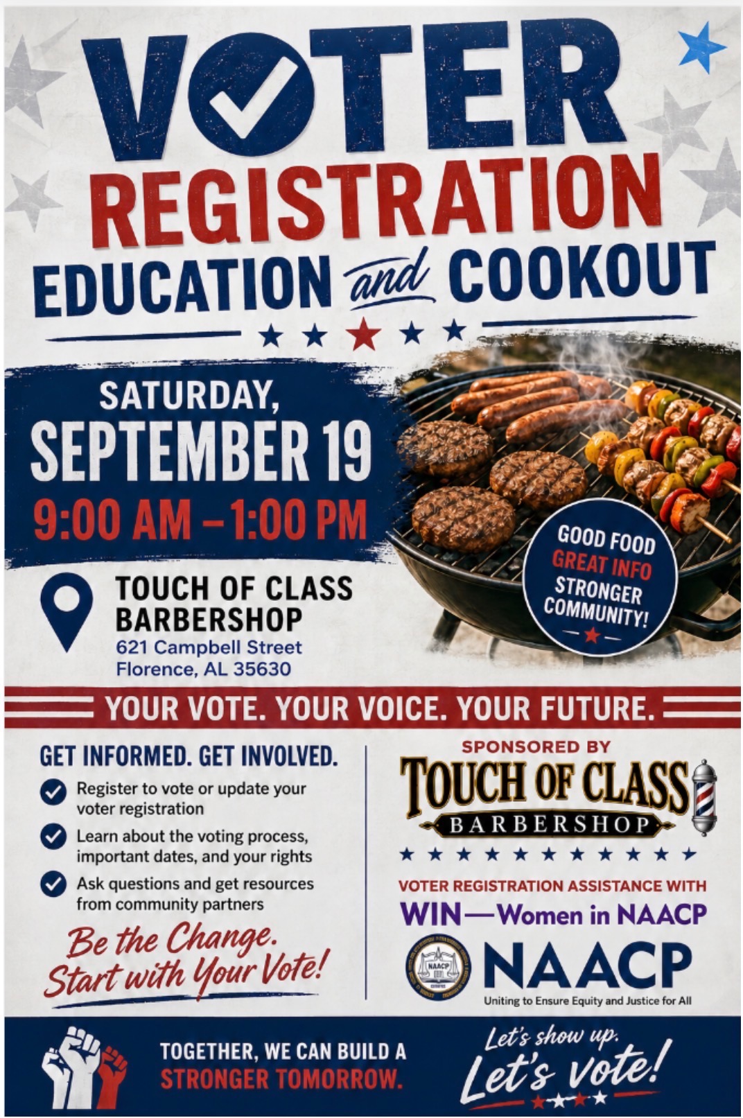 Voter Registration Education and Cookout