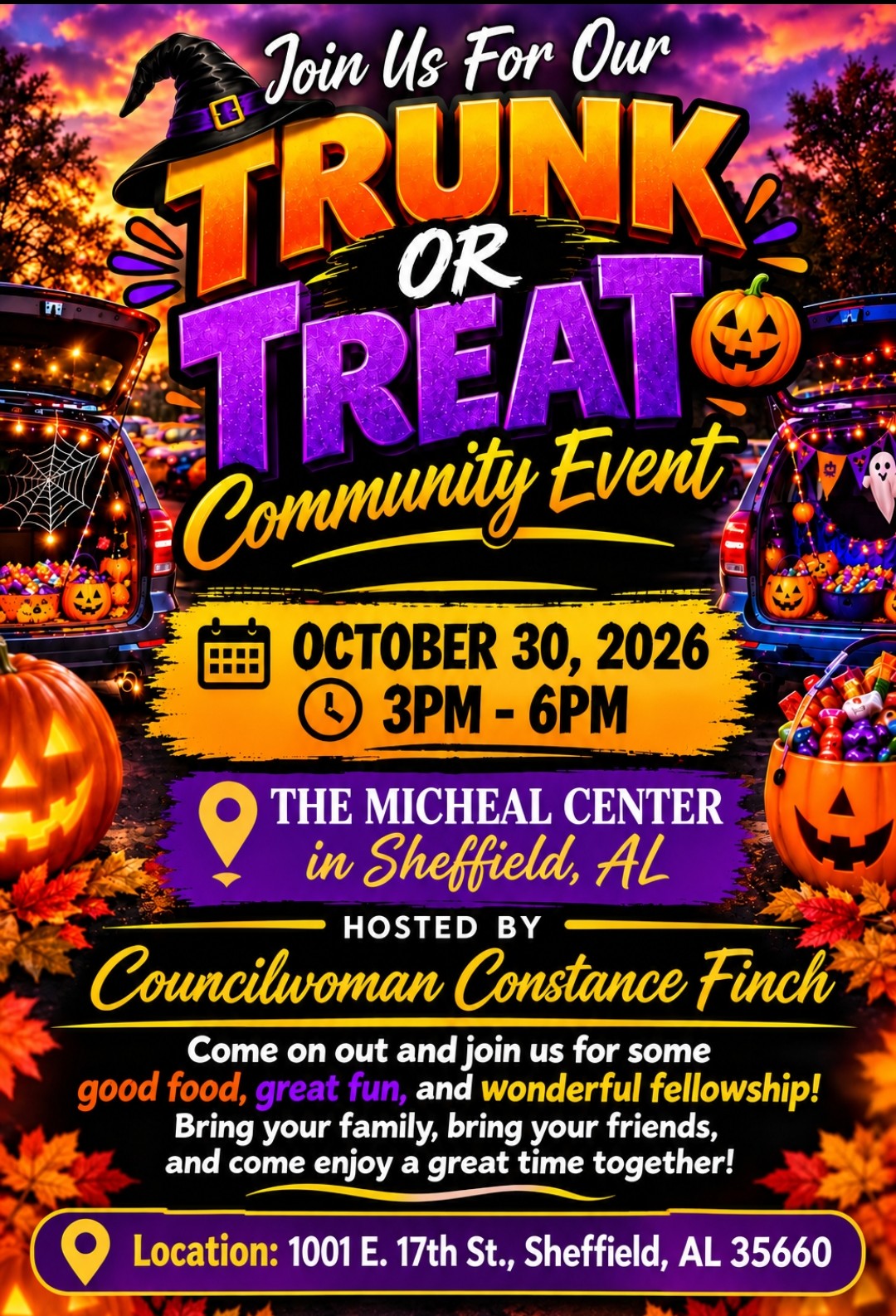 Trunk or Treat Community Event