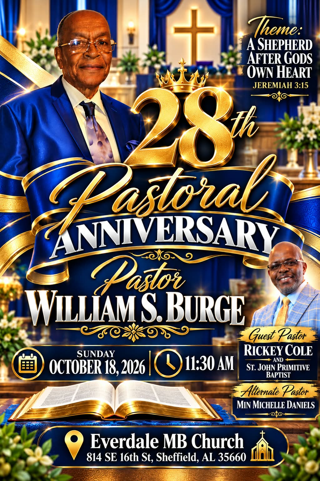 Everdale MB Church 28th Pastoral Anniversary