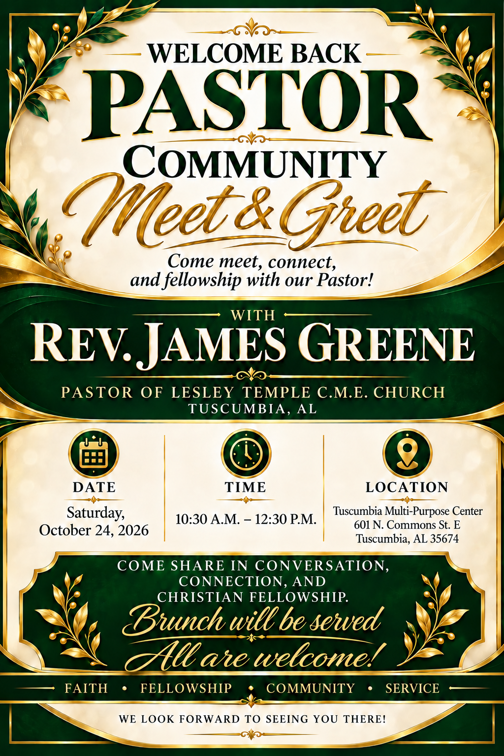 Lesley Temple CME Church Meet & Greet